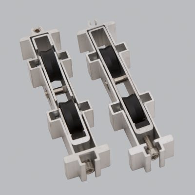 ס.אלדד - גלגל כפול מתכוונן 7300 מתכת